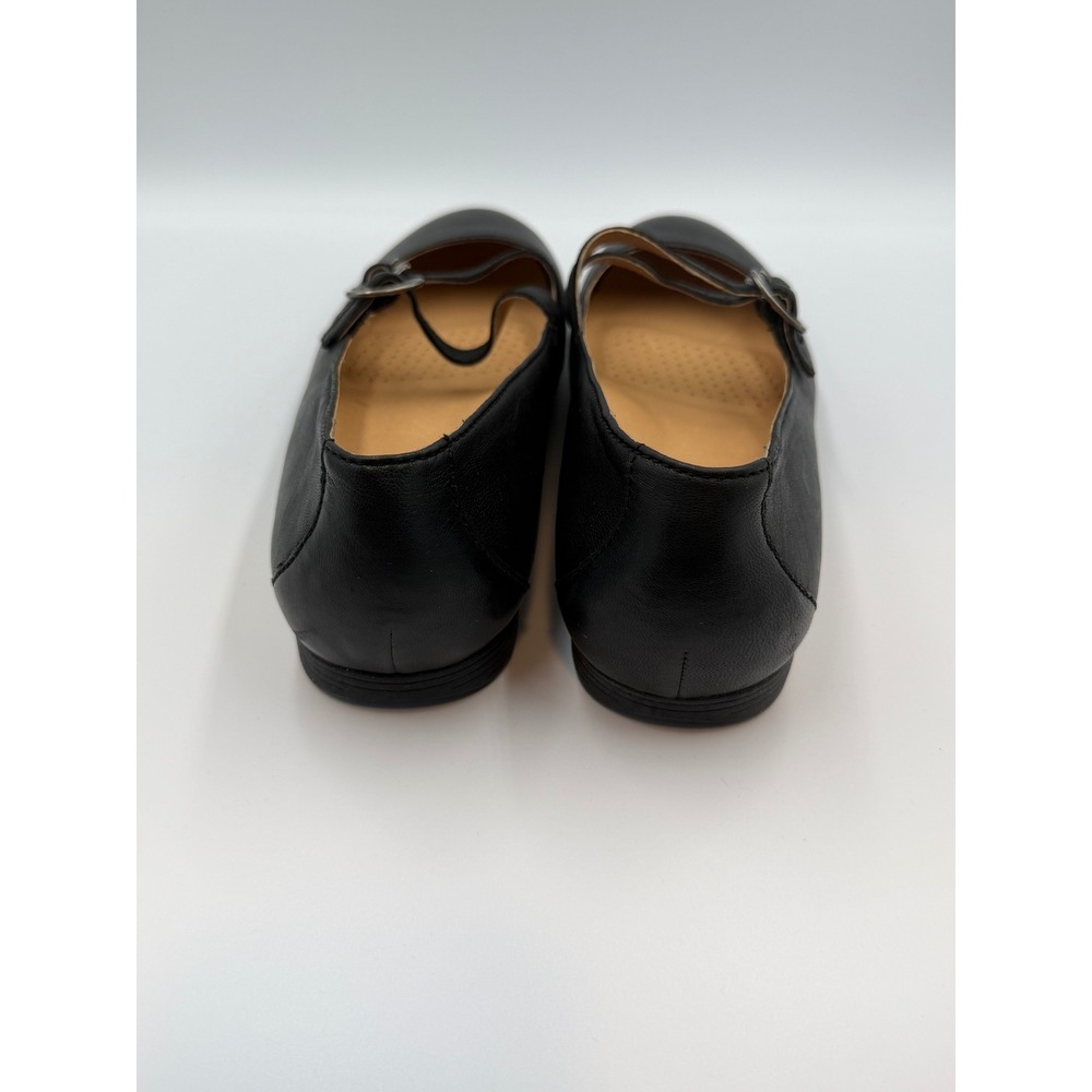 Dansko Leeza Black Leather Double Strap Mary Jane Flats Women EU 41 US 10.5-11 - Picture 6 of 9